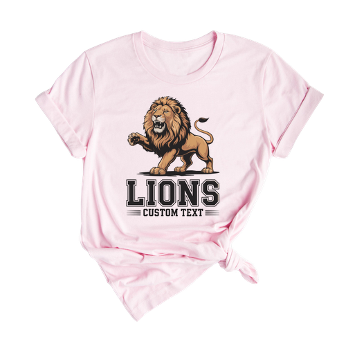 Lions Retro Team Shirt – Vintage College Varsity Mascot Pride Tee