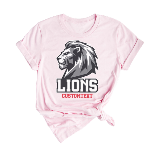Lions School Mascot Tee – Custom Retro Sports Shirt
