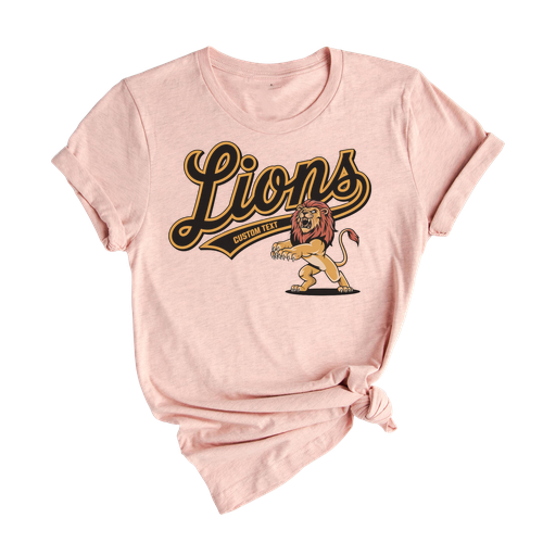 Lions School Pride Shirt – Team Mascot Spirit Tee for High School Events