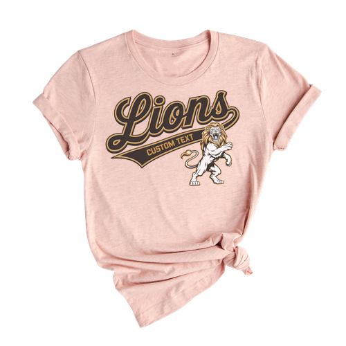 Lions Team Spirit Shirt – High School Pride Mascot