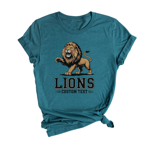 Lions Varsity Mascot Shirt – Retro College Team Tee