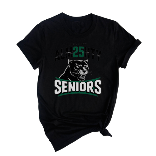 Almighty Panther Seniors 2025 T-shirt – School Spirit Mascot Edition