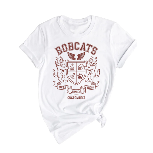 Bobcats Brea Junior High Vintage Teacher Staff Shirt Photography Club Custom