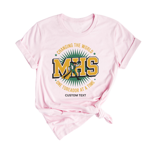 Changing The World One Toreador At A Time MHS Shirt Retro Teacher Staff Tee