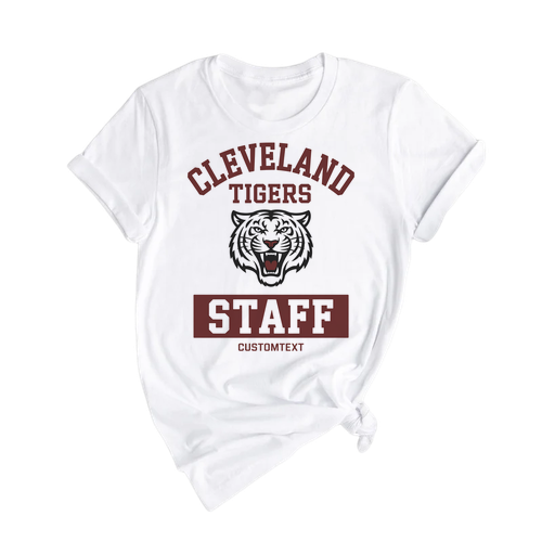 Cleveland Tigers Staff Custom Text Vintage Tiger Photography Club Shirt