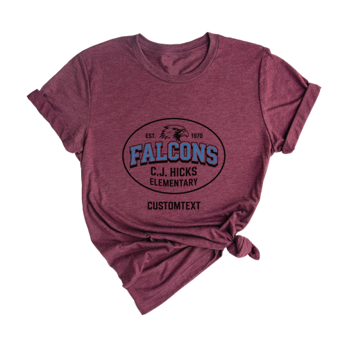 Falcons Class Shirt – C.J. Hicks Elementary Custom School Tee