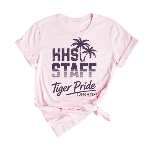 HHS Staff Tiger Pride Custom Text Vintage Photography Club Shirt