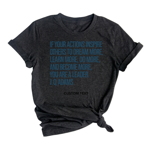 if your actions inspire others to dream more learn more do more and become more custom teacher staff shirt vintage