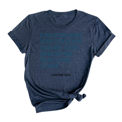if your actions inspire others to dream more learn more do more and become more custom teacher staff shirt vintage