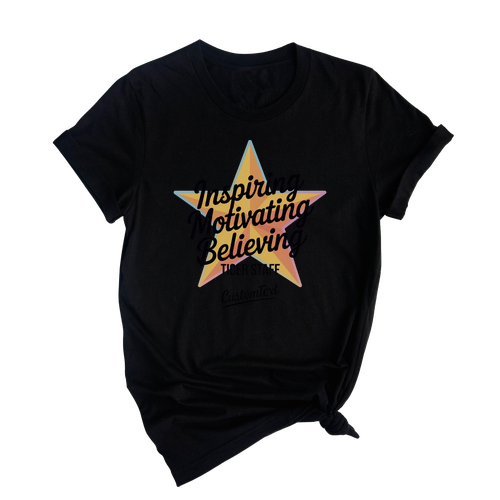 Inspiring Motivating Believing Tiger Staff Shirt Vintage Retro Photography Teacher Tee