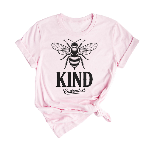 Kind Bee Shirt Custom Text Vintage Style Photography Club Teacher Staff Tee