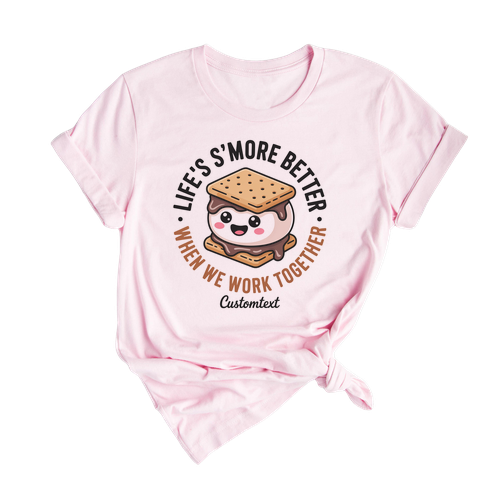 Life_s S_more Better When We Work Together Custom Shirt – Cute Retro Photography Club Tee