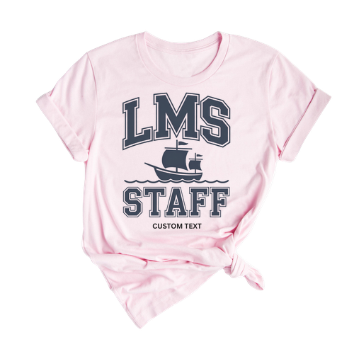 LMS Staff Custom Text Vintage Sailing Club Retro Photography Staff Shirt