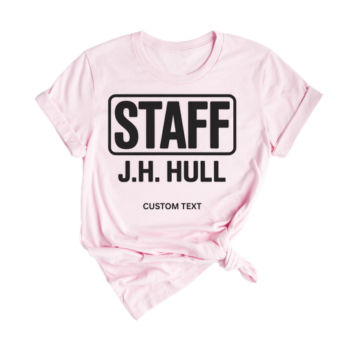 Staff J.H. Hull Custom Text Retro Vintage Photography Club Shirt