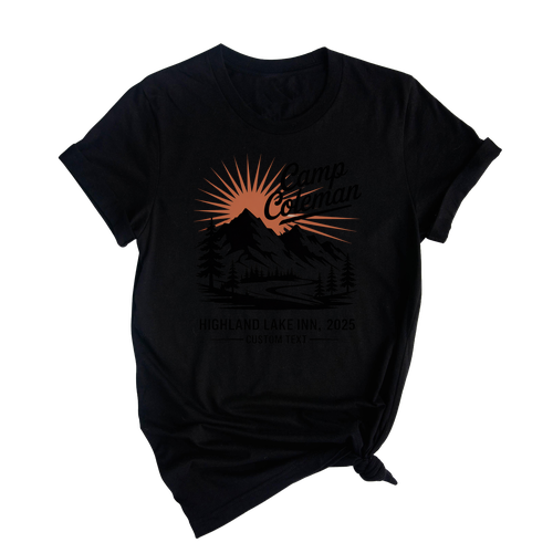 Camp Coleman Highland Lake Inn 2025 Trip Shirt – Retro Mountain Adventure Style