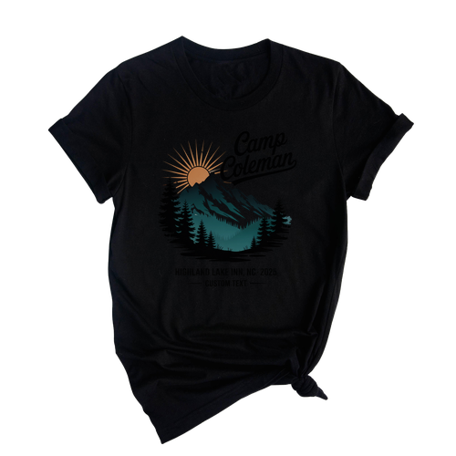 Camp Coleman Highland Lake Inn 2025 – Custom Trip Shirt Retro Mountain Adventure Style