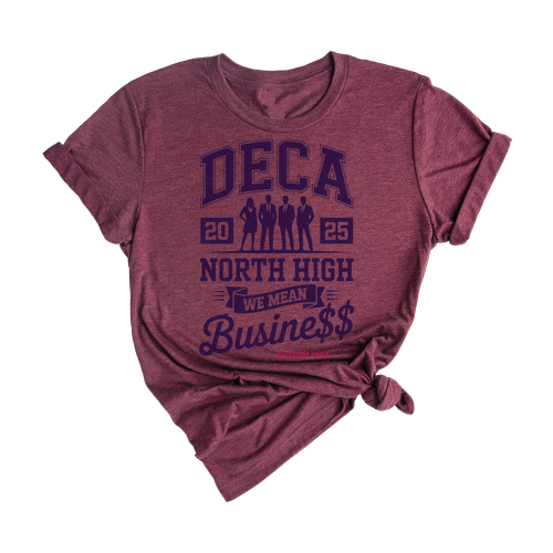 DECA 2025 We Mean Busine$$ Shirt – Retro North High Business Club Tee