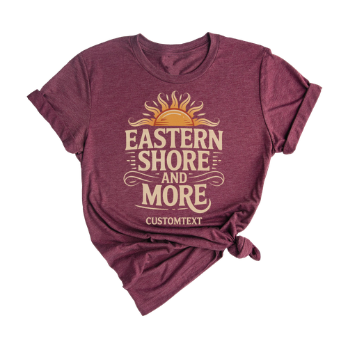 Eastern Shore and More Custom Trip Shirt - Coastal Getaway Adventure Style