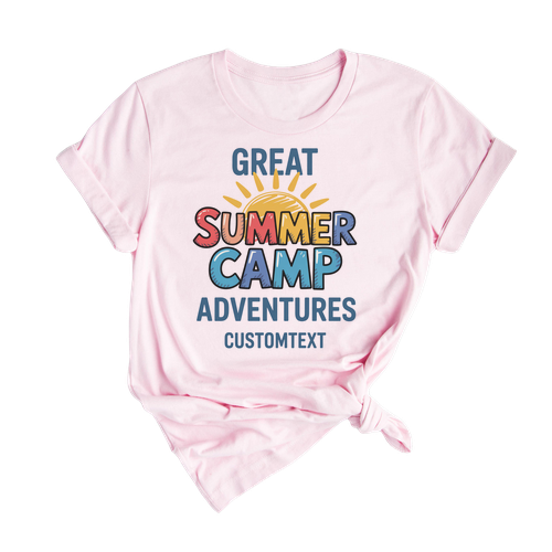 Great Summer Camp Adventures Custom Trip Shirt - Playful Outdoor Style