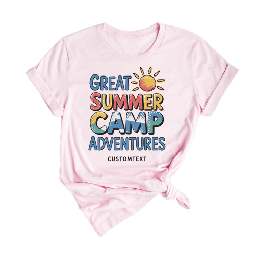 Great Summer Camp Adventures Custom Trip Shirt – Playful Outdoor Style