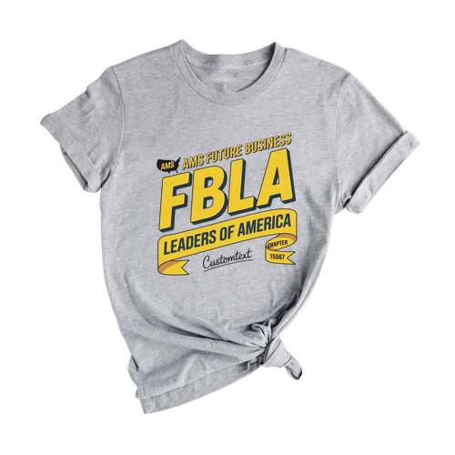 FBLA Future Leaders Club Shirt – Bold AMS Business Retro Custom Tee