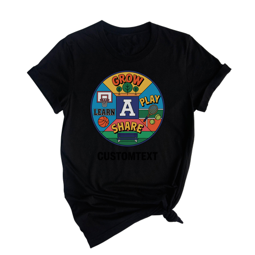 Grow Learn Play Share Camp A Custom Trip Shirt – Outdoor Fun Style