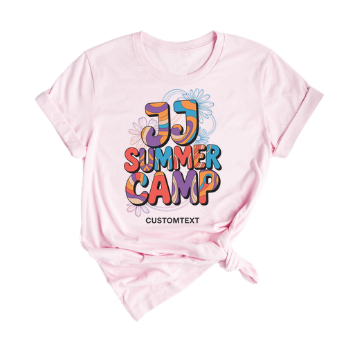 JJ Summer Camp Custom Trip Shirt - Retro Groovy Style