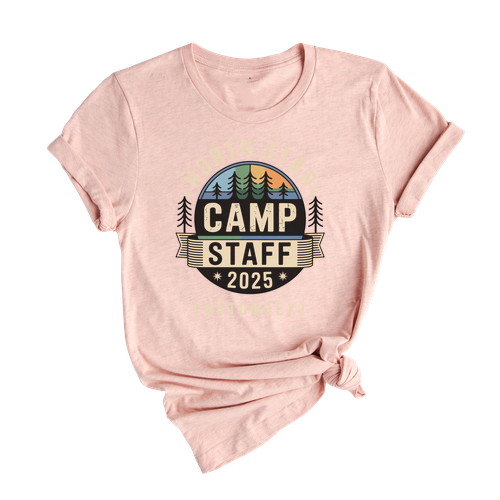 North Star Camp Staff 2025 Custom Trip Shirt - Rustic Adventure Crew Style