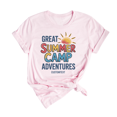 Summer Camp Adventures Trip Shirt – Great Outdoor Playful Vibes Custom Tee