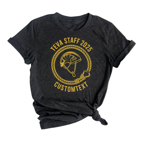 Teva Staff 2025 Custom Crew Shirt - Outdoor Climbing Adventure Style