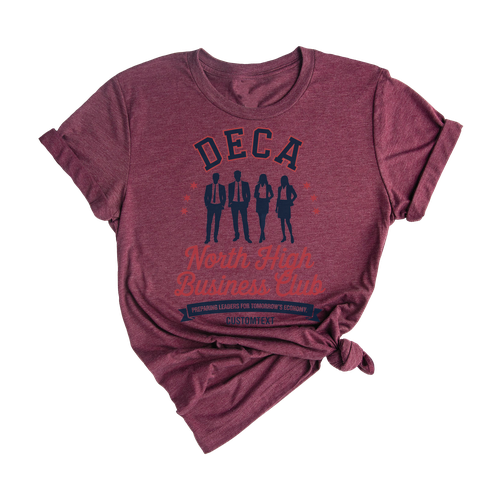 Preparing Leaders DECA Shirt – Classic North High Business Club Custom Tee