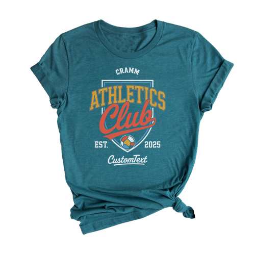 CRAMM Athletics Club Shirt – Est. 2025 Custom Club Strip Shirt, Retro Sports Vibe