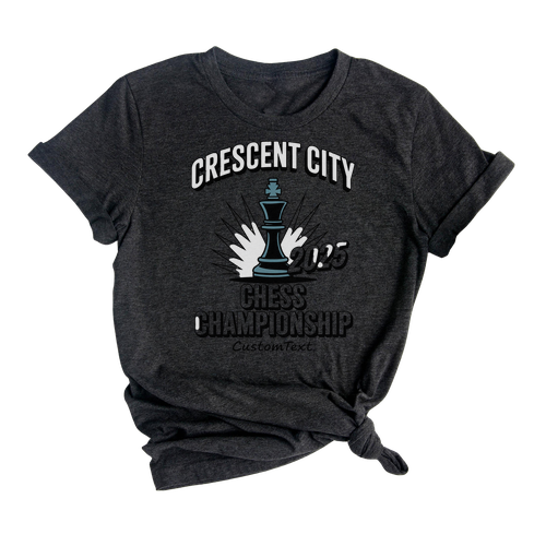 Crescent City Chess Championship 2025 Shirt – Custom Club Strip Shirt, Retro Brainy Style