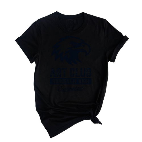 Roosevelt High Art Club Shirt – Custom Club Strip Shirt, Bold Graphic Retro Style