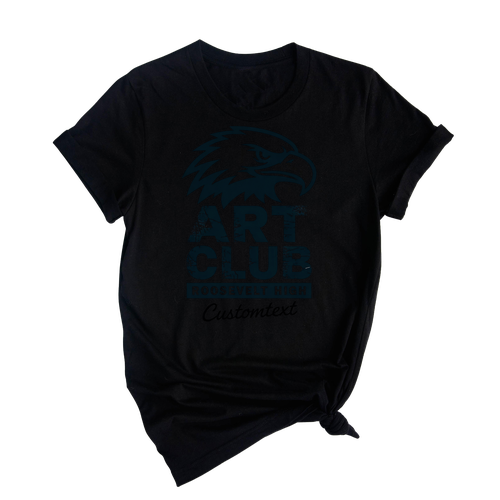 Roosevelt High Art Club Shirt – Custom Club Strip Shirt, Vintage Eagle Art Vibe