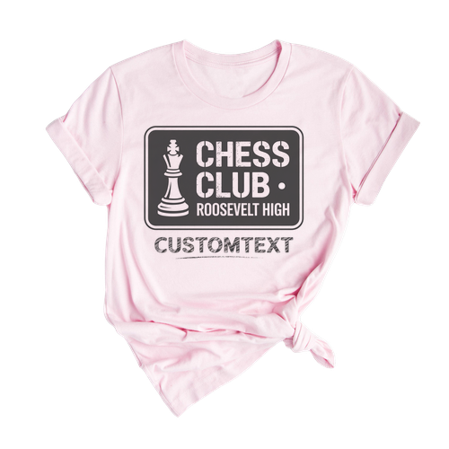 Roosevelt High Chess Club Shirt – Retro Strategy Club Strip Shirt, Classic Chess Team Tee