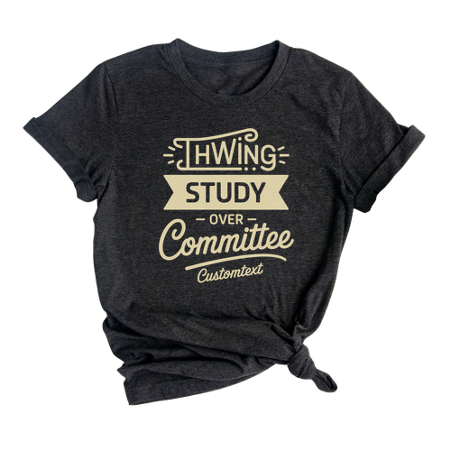 Thwing Study Over Committee Shirt – Academic Cute Club Strip Shirt Custom