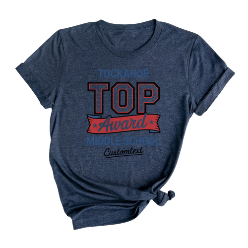Tuckahoe TOP Award Shirt – Middle School Retro Custom Club Strip Shirt