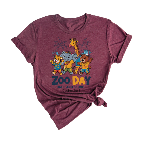 Dateland School Zoo Trip Shirt – Custom Cute Animal Field Adventure Tee