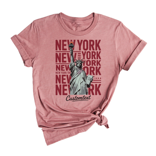 New York Trip Shirt Custom – Bold Statue of Liberty NYC Field Trip Tee