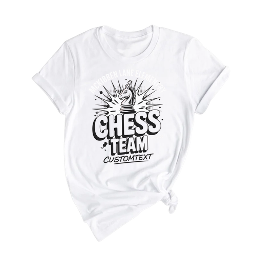 McKibben Lane Elementary Chess Team Shirt 2024-2025 – Custom Red Knight Club Tee