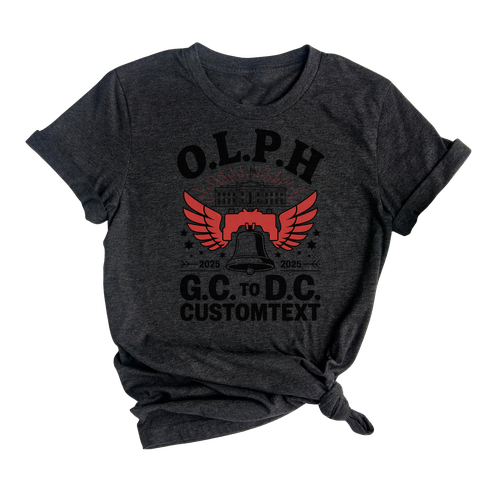 O.L.P.H GC to DC 2025 Shirt Custom – Patriotic Liberty Bell Field Trip Tee