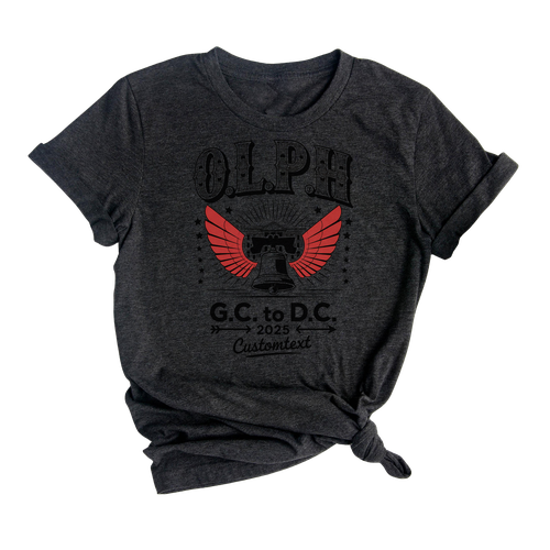 O.L.P.H GC to DC 2025 Shirt – Custom Liberty Bell Patriotic Field Trip Tee