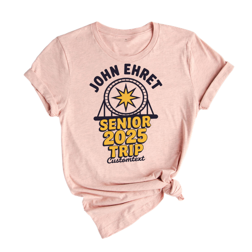 Senior Trip 2025 Field Trip Tee – John Ehret Fun Amusement Park Custom Shirt