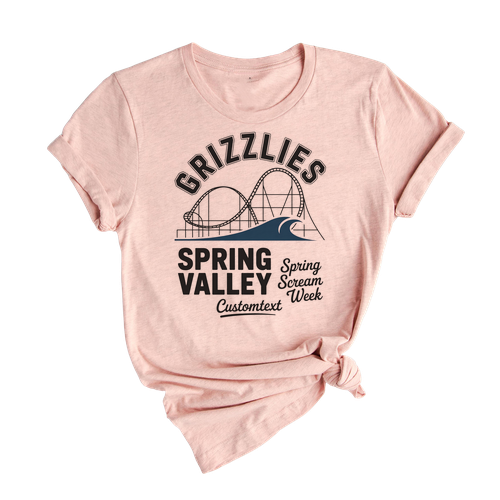 Spring Valley Spring Scream Shirt – Grizzlies Theme Park Field Trip Fun Custom Tee