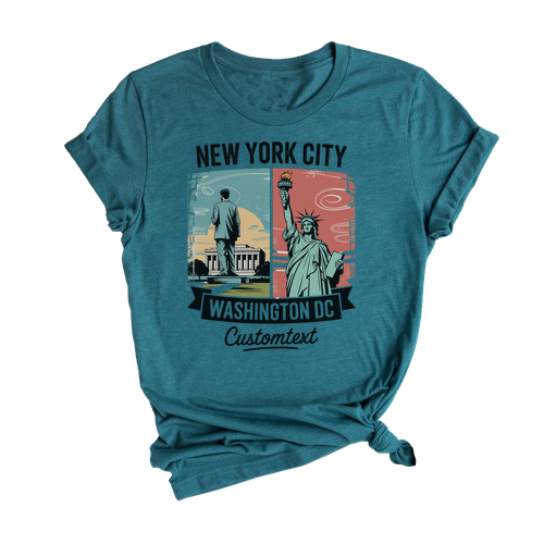 St. Gregory HS East Coast Trip Shirt Custom – NYC Washington DC Field Adventure Tee