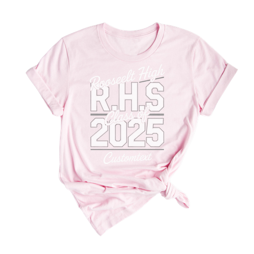 Roosevelt High R.H.S Class of 2025 Graduation Shirt Custom – Graduation Strip Shirt Vibe USA
