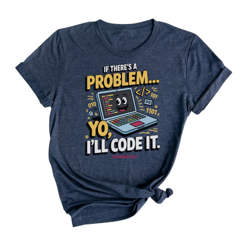 I_ll Code It Shirt – Funny Retro Coding Club Tee with Smiling Laptop, Custom Tech Vibes