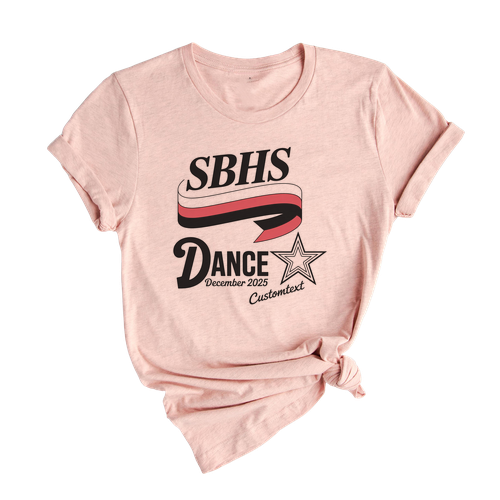SBHS Dance December 2025 Shirt – Bold Varsity Style Custom Dance Club Tee