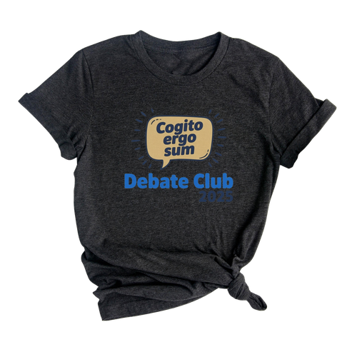 Custom Debate Club Shirt – Cogito Ergo Sum 2025 Fun Style Tee